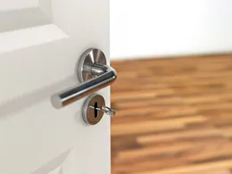 Türgriff einer Wohnungstür